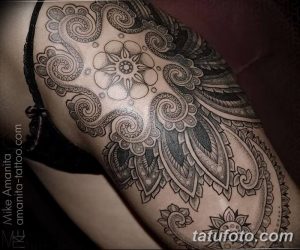 фото Тату в стиле мехенди 05.12.2018 №006 - photo Tattoo mehendi - tatufoto.com